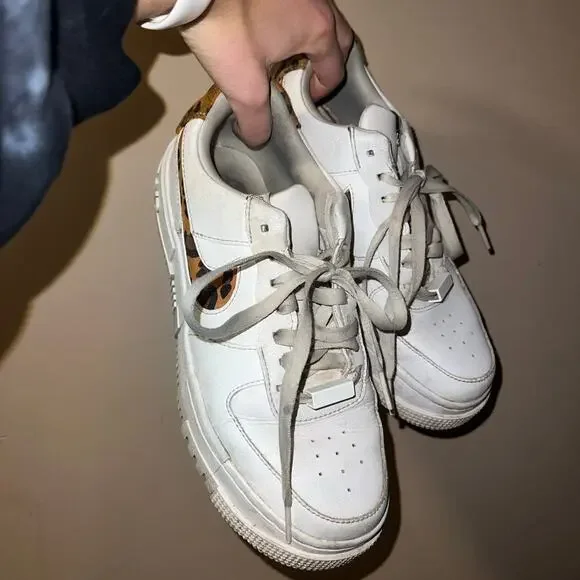 Nike Women's Air Force 1 Pixel SE shoe Leopard Swoosh Women’s Size 7 - Picture 4 of 7